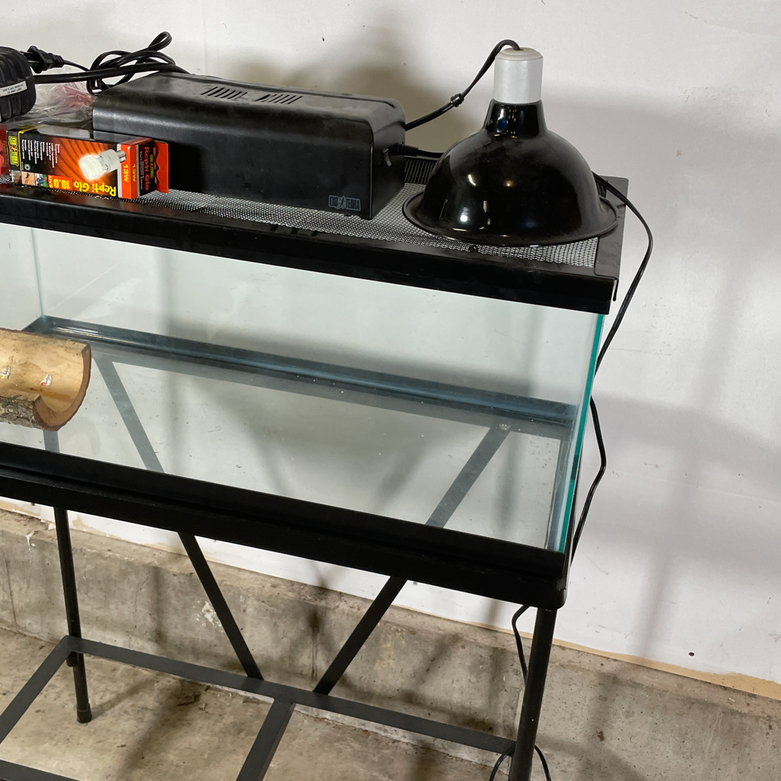 GLASS TERRARIUM on STAND