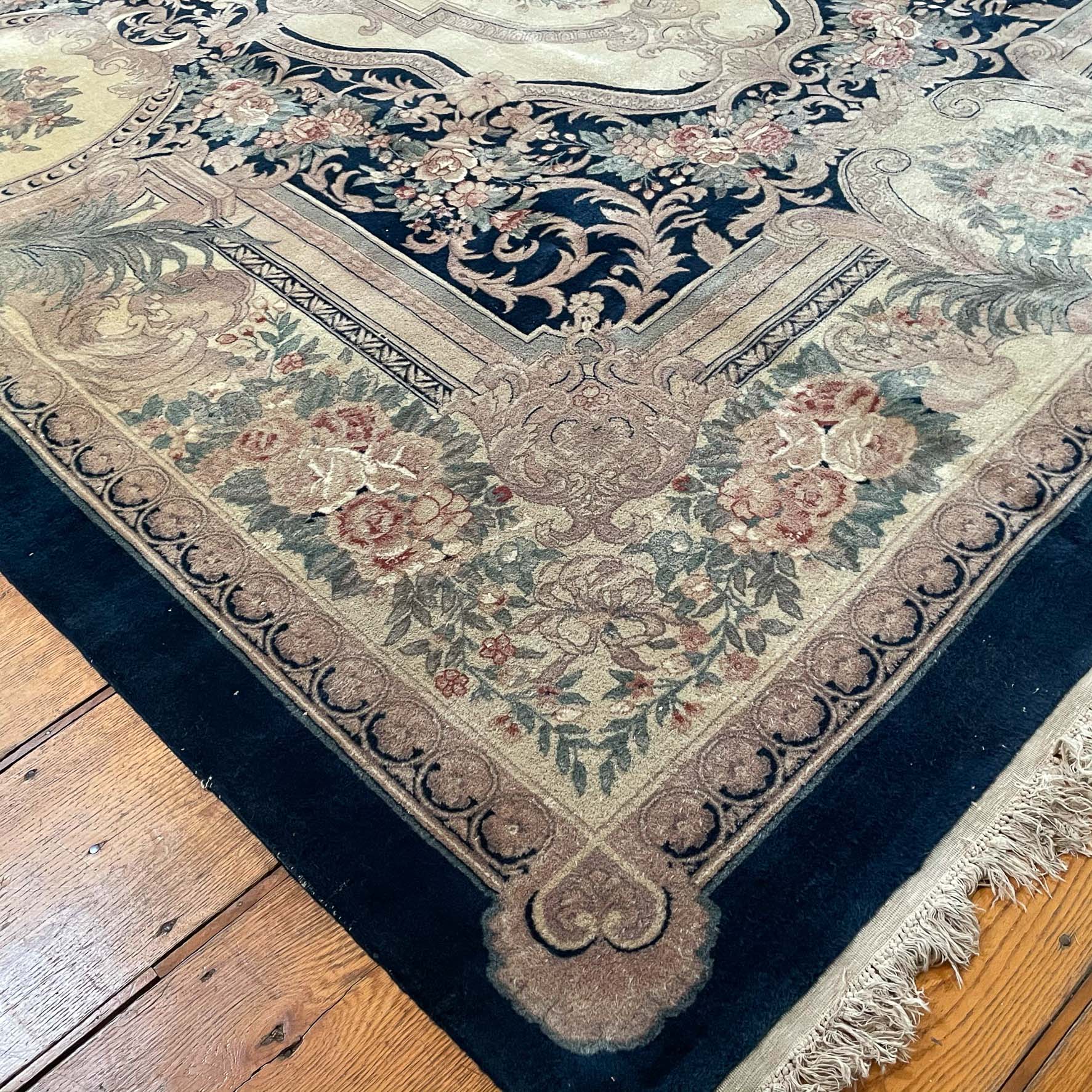 HIGHPILE FRENCH STYLE SCULPTED WOOL CARPET