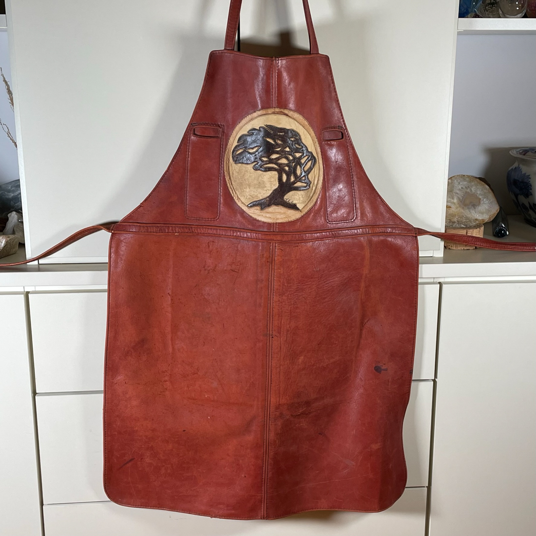 LEATHER WOODWORKING APRON