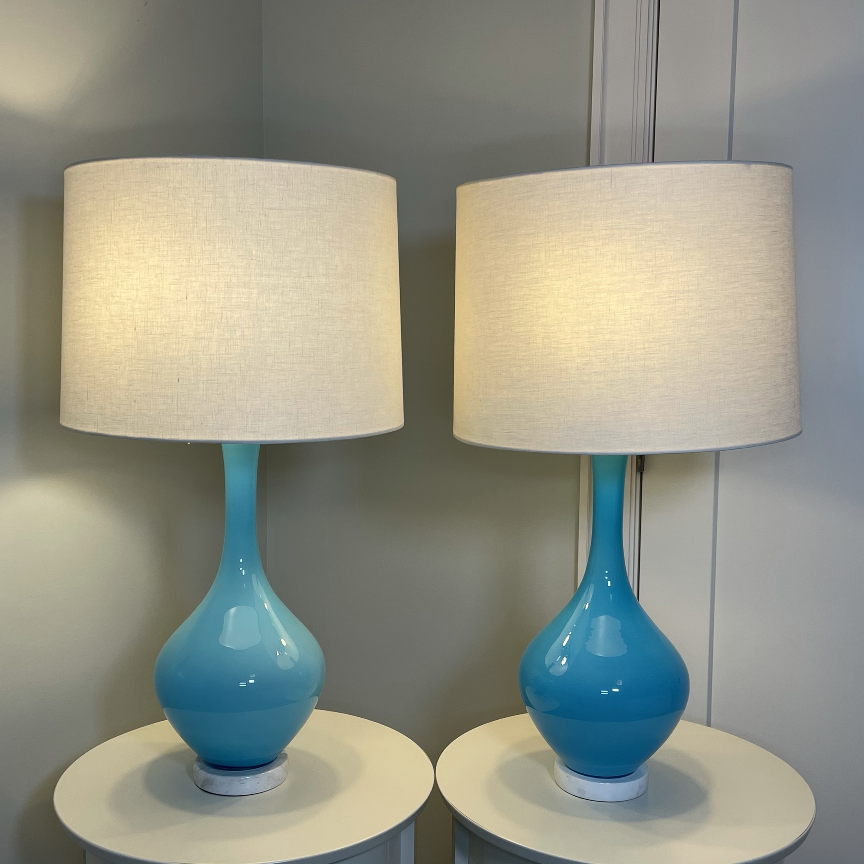 PAIR WEST ELM LAMPS
